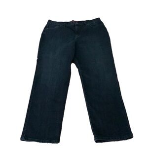 Gloria Vanderbilt Indigo Jeans, Size 14, Indigo Blue Denim